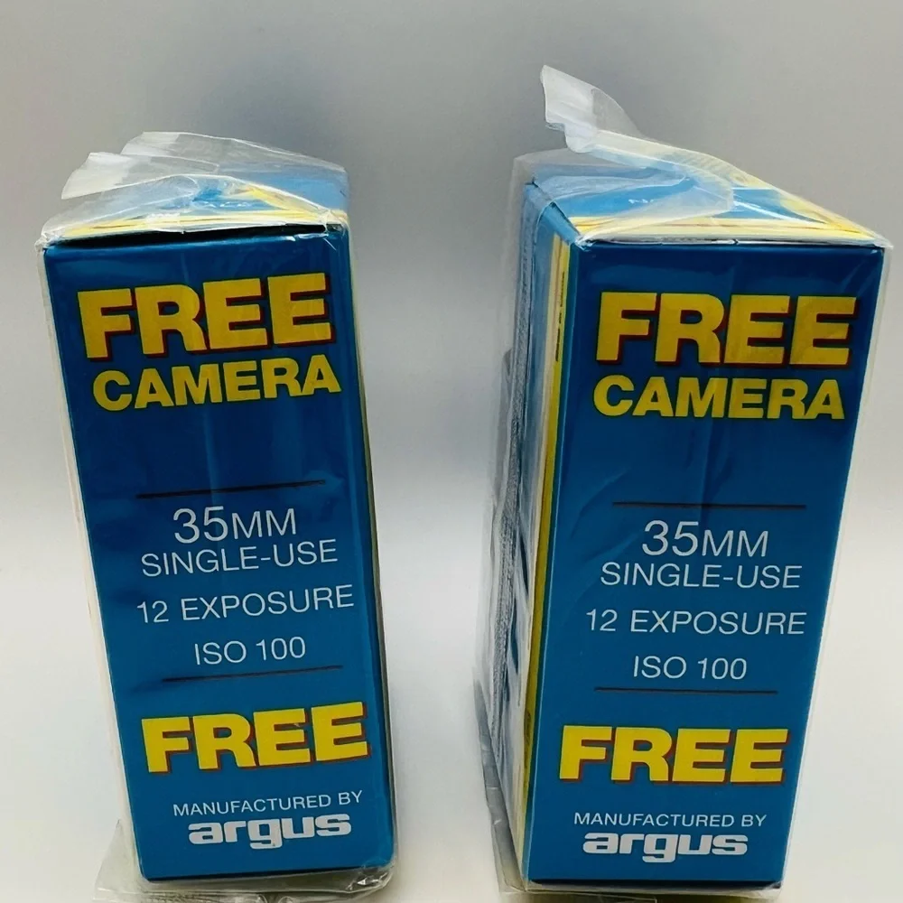 Argus Black 35mm Single-Use Cameras